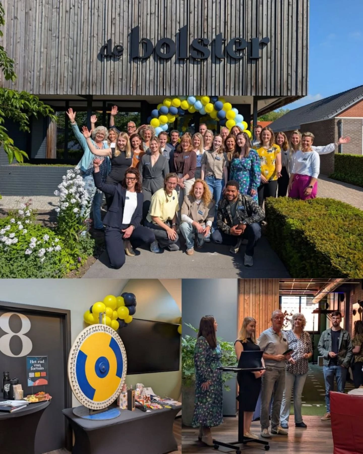 Afgelopen weekend mocht ik de open dag organiseren van Gezondheidscentrum De Bolster.

In De Bolster zitten meer dan 30 gezondheidsspecialisten, ieder met een eigen discipline, verdeeld over 10 verschillende praktijken. Een mooie uitdaging om samen tot één sterk programma te komen. Een programma waarin ook zichtbaar werd hoe verschillende disciplines elkaar versterken en samenwerken.

En dat kwam echt mooi samen deze dag.
Je voelde de verbinding tussen de praktijken en dat straalde ook uit naar de bezoekers. Supertof om te zien.

We hebben een afwisselend programma neergezet met lezingen, demo’s, winacties en een dikke darm quiz 😄